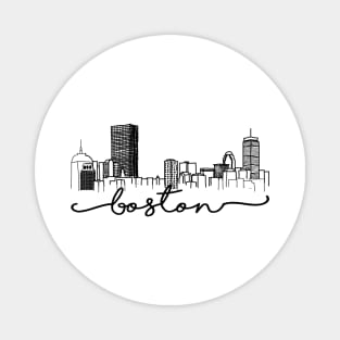 Boston Skyline Magnet